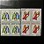 Quadra de Selos Comemorativos do Brasil - Natal 89 - 1989 - Mint - ref.1114 - Imagem 1