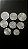 08 Moedas do Brasil de Aluminio- - Mbc - ref.1114 - Imagem 1