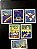 06 Selos Comemorativos do Brasil - 1o. Porte Nacional - Mint - ref.2071 - Imagem 1