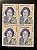 Quadra de Selos Comemorativos do Brasil - Homenagem a Lygia Fagundes Telles - 2023 - Mint - ref.2087 - Imagem 1