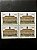 Quadra de Selos Comemorativos do Brasil -380 Anos do Tribunal de Justiça da Bahia - 1989 - Mint - ref.2110 - Imagem 1