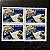 Quadra de Selos Comemorativos do Brasil -Projeto Telecurso 2000 - 2000 - Mint - ref.2147 - Imagem 1