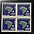 Quadra de Selos Comemorativos do Brasil - 2 Anos do Sistema Braziltradenet - 2000 - Mint - ref.2148 - Imagem 1
