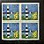 Quadra de Selos Comemorativos do Brasil - Farois Brasileiros - Farol Olinda - 1995 - Mint - ref.2158 - Imagem 1