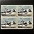 Quadra de Selos Comemorativos do Brasil - Centenario do Instituto de Ensino Granbery em Juiz de Fora - 1990- Mint - ref.2169 - Imagem 1