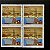 Quadra de Selos Comemorativos do Brasil - Centenario do Porto de Santos - 1992 - Mint - ref.2203 - Imagem 1
