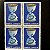 Quadra de Selos Comemorativos do Brasil - Legião Brasileira de Assistencia - 50 Anos - 1992 - Mint - ref.2210 - Imagem 1