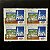 Quadras de Selos Comemorativos do Brasil - 300 Anos da Cidade de Curitiba - 1993 - Mint - ref.2220 - Imagem 1