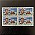 Quadra de Selos Comemorativos do Brasil - 120 Anos do Marechal Candido Rondon - 1985 - Mint - ref.2229 - Imagem 1