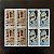 Quadra de Selos Comemorativos do Brasil - Pinturas Ruprestes - Brapex VI - 1985 - Mint - ref.2230 - Imagem 1