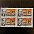 Quadra de Selos Comemorativos do Brasil - Presidente Tancredo Neves- 1985 - Mint - ref.2231 - Imagem 1