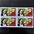 Quadra de Selos Comemorativos do Brasil - Tricentenario do Nascimento de Bartolomeu Gusmão - 1985 - Mint - ref.2232 - Imagem 1