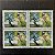 Quadra de Selos Comemorativos do Brasil - Inauguração do Jardim Botanico de Brasilia - 1985 - Mint - ref.2237 - Imagem 1