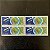 Quadra de Selos Comemorativos do Brasil - Lancamento do 1o.Satelite Brasileiro de Telecomunicações - Mint - ref.2244 - Imagem 1