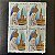 Quadra de Selos Comemorativos do Brasil - Visita ao Brasil da Imagem de Nossa Senhora de Fátima - 1987 - Mint - ref.2279 - Imagem 1