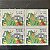 Quadra de Selos Comemorativos do Brasil - Centenario do Instituto Agronomico de Campinas - SP - 1987 - Mint - ref.2280 - Imagem 1