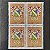 Quadra de Selos Comemorativos do Brasil - Centenário do Clube Militar - 1987 - Mint - ref.2282 - Imagem 1