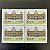 Quadra de Selos Comemorativos do Brasil - Cinquentenario do Museu Nacional de Belas Artes - RJ - 1987 - Mint - ref.2294 - Imagem 1