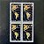Quadra de Selos Comemorativos do Brasil - Americas Telecom 88 - 1988- Mint - ref.2309 - Imagem 1