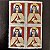Quadra de Selos Comemorativos do Brasil - IV Centenário da Morte de Santa Teresa de Jesus - 1982 - Mint - ref.2323 - Imagem 1