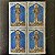 Quadra de Selos Comemorativos do Brasil - VIII Centenario do Nascimento de São Francisco de Assis - 1982 - Mint - ref.2336 - Imagem 1