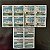 03 Quadras de Selos Comemorativos do Brasil - Bicentenário da Escola Naval - 1982 - Mint - ref.2342 - Imagem 1