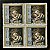 Quadra de Selos Comemorativos do Brasil - Natal 69- 1969 - Novo - ref.2384 - Imagem 1