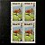 Quadra de Selos Comemorativos do Brasil -Fauna e Flora - 1973 - Novo - ref.2396 - Imagem 1