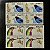 02 Quadras de Selos Comemorativos do Brasil - Fauna e Flora - 1973 - Novo - ref.2398 - Imagem 1