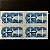 Quadra de Selos Comemorativos do Brasil - 50 Anos da Varig - 1977 - Mint - ref.2455 - Imagem 1