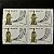 Quadra de Selos Comemorativos do Brasil - 150 Anos do Supremo Tribunal Federal - 1978 - Mint - ref.2465 - Imagem 1