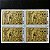 Quadras de Selos Comemorativos do Brasil - 150 Anos da Academia Nacional de Medicina - RJ - 1979 - Mint - ref.2497 - Imagem 1