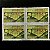 Quadra de Selos Comemorativos do Brasil - Centenário do Clube de Engenharia - 1980 - Mint - ref.2515 - Imagem 1