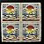 Quadra de Selos Comemorativos do Brasil - Ano Internacional das Pessoas Deficientes - 1981 - Mint - ref.2523 - Imagem 1