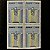 Quadra de Selos Comemorativos do Brasil - 50 Anos da Inauguração do Monumento ao Cristo Redentor - RJ - 1981 - Mint - ref.2541 - Imagem 1