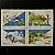 Quadra de Selos Comemorativos do Brasil - Proteção ao Meio Ambiente- 1981 - Mint - ref.2543 - Imagem 1