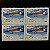 Quadra de Selos Comemorativos do Brasil - 50 anos do Correio Aereo Nacional - 1981 - Mint - ref.2544 - Imagem 1
