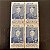 Quadra de Selos Comemorativos do Brasil - Homenagem ao General Antonio de Sampaio - 1967 - Novo - ref.2564 - Imagem 1