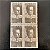 Quadra de Selos Comemorativos do Brasil - Visita do Presidente da Iugoslávia Marechal Josip Broz Tito- 1963 - Novo - ref.2581 - Imagem 1