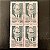 Quadra de Selos Comemorativos do Brasil - Visita do Presidente da Italia Giuseppe Saragat - 1965 - Novo - ref.2593 - Imagem 1