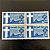 Quadra de Selos Comemorativos do Brasil - Decimo Congresso da Aliança Batista Mundial - 1960 - Novo - ref.2637 - Imagem 1