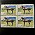 Quadra de Selos Comemorativos do Brasil - Cavalos de Raças Brasileiras - Marajoara - 1985 - Mint - ref.2708 - Imagem 1
