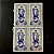 Quadra de Selos Comemorativos do Brasil - Centenário da Proclamação do Dogma da Imaculada Conceição - 1954 - Novo - ref.2730 - Imagem 1