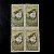Quadra de Selos Comemorativos do Brasil - Propaganda do 4o.Centenário da Fundação da Cidade de São Paulo- 1953 - Novo - ref.2763 - Imagem 1