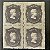 Quadra de Selos Comemorativos do Brasil - Centenário de Nascimento da Princesa Isabel - 1946 - Novos - ref.2800 - Imagem 1