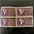 Quadra de Selos Comemorativos do Brasil - 4o. Centenario da Fundação da Cidade de São Vicente - SP - 1932 - Novos - ref.2804 - Imagem 1