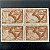 Quadra de Selos Comemorativos do Brasil - Dia da Biblia - 1951 - Novos - ref.2817 - Imagem 1