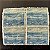 Quadra de Selos Comemorativos do Brasil - Centenário da Cidade de Santos - SP - 1939 - Novos - ref.2838 - Imagem 1