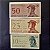 03 Cédulas Estrangeiras - Bank Indonesia - 10 - 25 - 50 de 1964 - FE - ref.3035 - Imagem 1