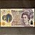 Cédula Estrangeira - Bank Of England - 20 Libras Esterlinas - Polimero - Rainha ELizabeth - FE - ref.3039 - Imagem 1